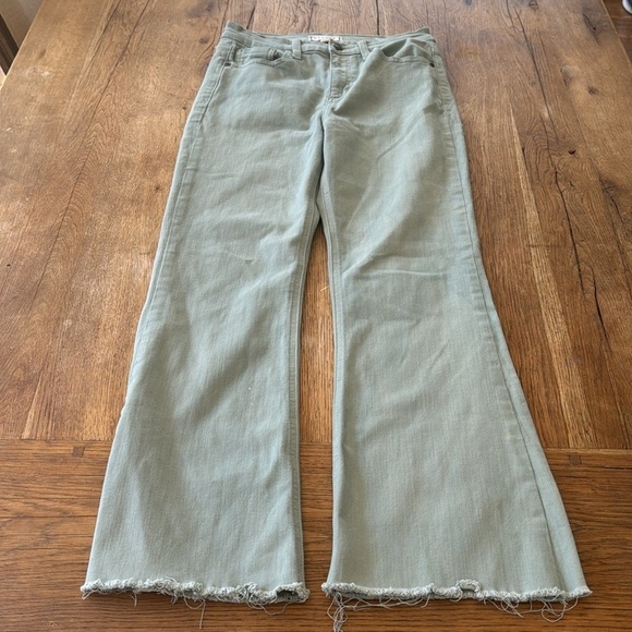 Harper Heritage Sage High Waisted Cropped Flare Jeans 28 - Picture 2 of 10
